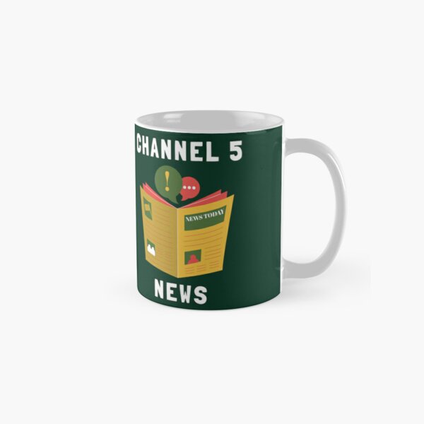 CHANNEL 5 NEWS  Andrew Callaghan  All Gas No Breaks Essential Classic Mug RB2405 product Offical Channel 5 Merch
