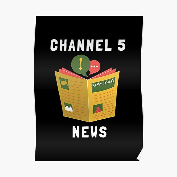 CHANNEL 5 NEWS | Andrew Callaghan | All Gas No Breaks Poster RB2405 product Offical Channel 5 Merch