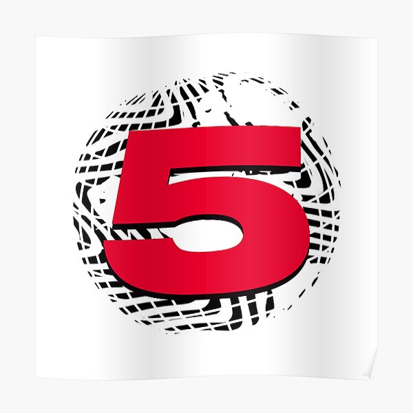 Channel 5 Logo Illusion Poster RB2405 product Offical Channel 5 Merch