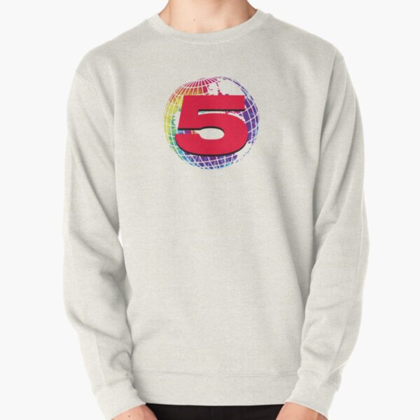 Channel 5 Logo Rainbow Pullover Sweatshirt RB2405 product Offical Channel 5 Merch