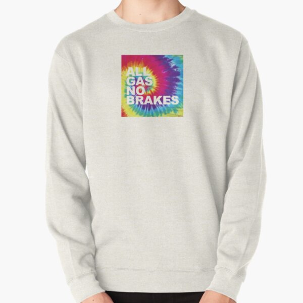 All Gas No Brakes Logo Rainbow Block Pullover Sweatshirt RB2405 product Offical Channel 5 Merch