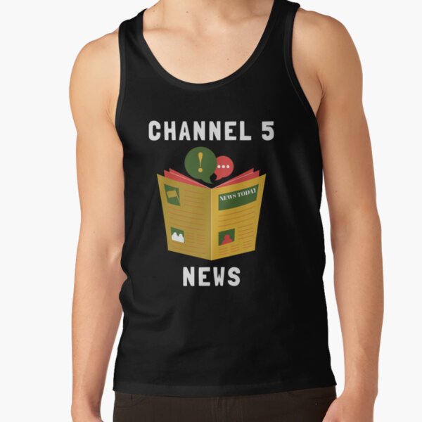 CHANNEL 5 NEWS  Andrew Callaghan  All Gas No Breaks Essential Tank Top RB2405 product Offical Channel 5 Merch