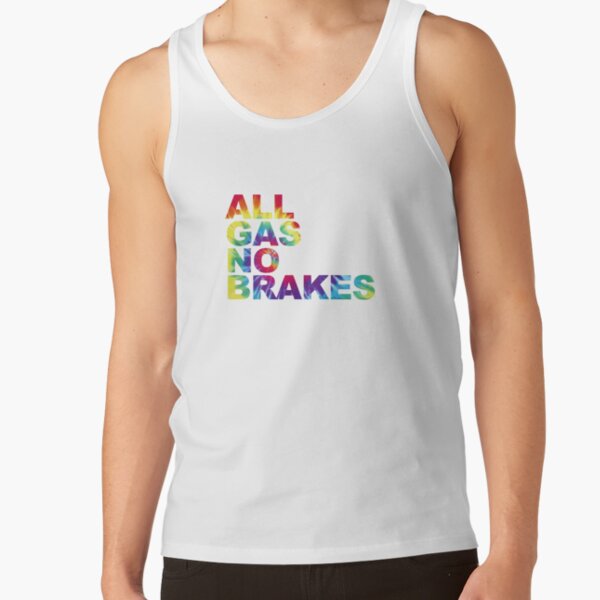 All Gas No Brakes Logo Rainbow Tank Top RB2405 product Offical Channel 5 Merch