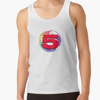 Channel 5 Logo Rainbow Tank Top RB2405 product Offical Channel 5 Merch
