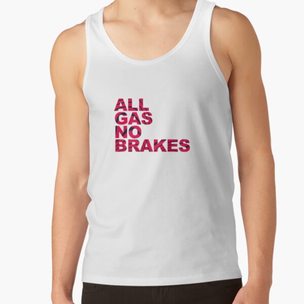 All Gas No Brakes Logo Pewdiepie Pattern Tank Top RB2405 product Offical Channel 5 Merch