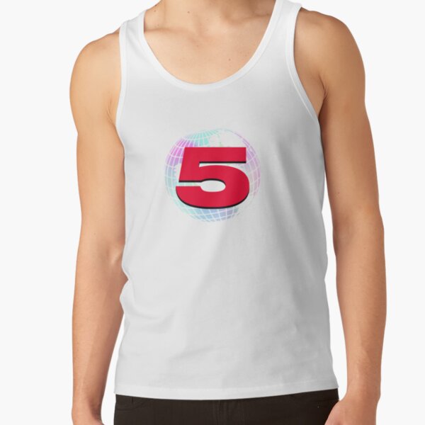 Channel 5 Logo Bubblegum Tank Top RB2405 product Offical Channel 5 Merch