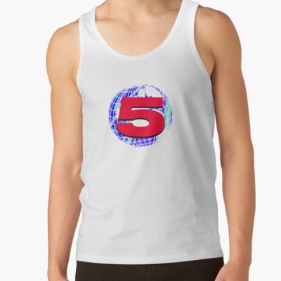 Channel 5 Logo Pearlescent Tank Top RB2405 product Offical Channel 5 Merch