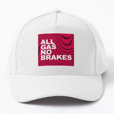 All Gas No Brakes Logo Pewdiepie Pattern Block Baseball Cap RB2405 product Offical Channel 5 Merch