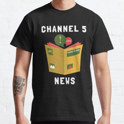 CHANNEL 5 NEWS  Andrew Callaghan  All Gas No Breaks Essential Classic T-Shirt RB2405 product Offical Channel 5 Merch