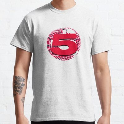 Channel 5 Logo Pewdiepie Pattern Classic T-Shirt RB2405 product Offical Channel 5 Merch