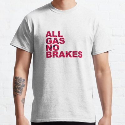 All Gas No Brakes Logo Pewdiepie Pattern Classic T-Shirt RB2405 product Offical Channel 5 Merch