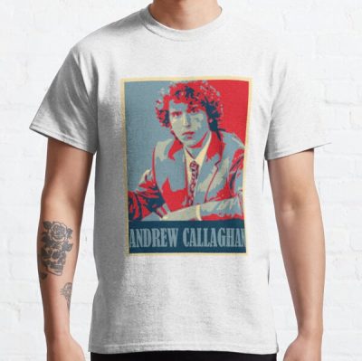 Andrew Callaghan    Classic T-Shirt RB2405 product Offical Channel 5 Merch