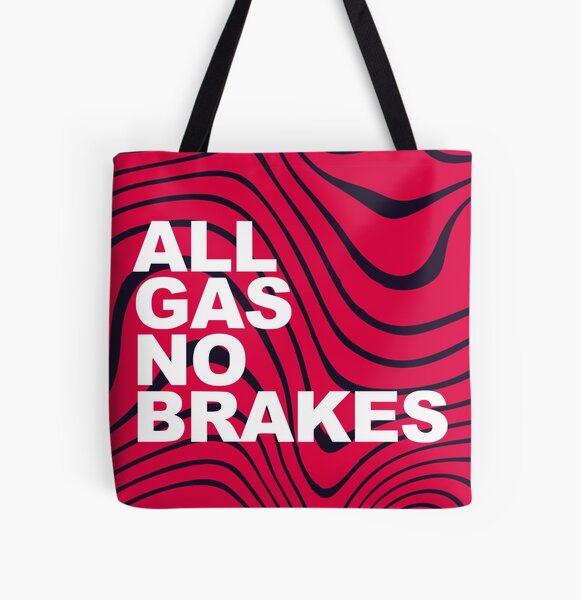 All Gas No Brakes Logo Pewdiepie Pattern Block All Over Print Tote Bag RB2405 product Offical Channel 5 Merch