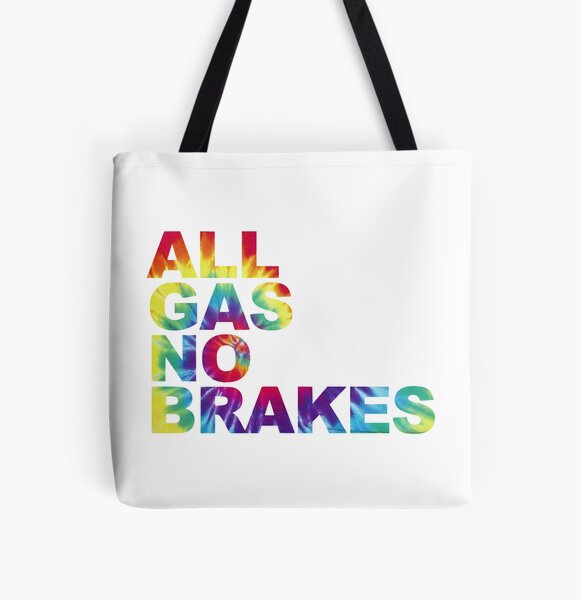 All Gas No Brakes Logo Rainbow All Over Print Tote Bag RB2405 product Offical Channel 5 Merch