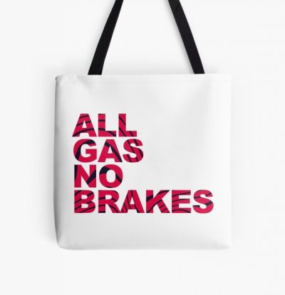 All Gas No Brakes Logo Pewdiepie Pattern All Over Print Tote Bag RB2405 product Offical Channel 5 Merch