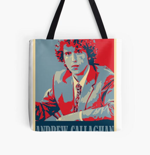 Andrew Callaghan    All Over Print Tote Bag RB2405 product Offical Channel 5 Merch
