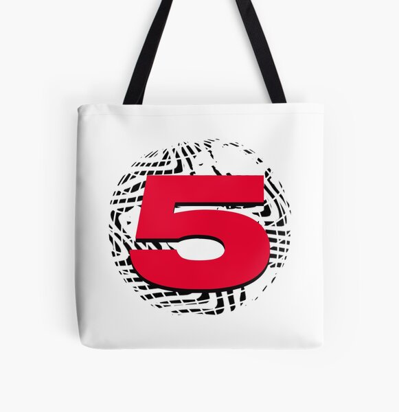 Channel 5 Logo Illusion All Over Print Tote Bag RB2405 product Offical Channel 5 Merch