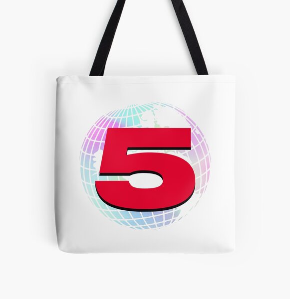 Channel 5 Logo Bubblegum All Over Print Tote Bag RB2405 product Offical Channel 5 Merch