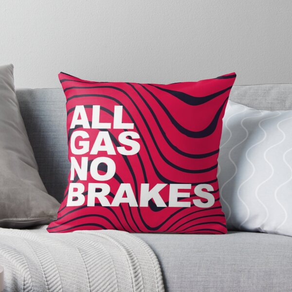 All Gas No Brakes Logo Pewdiepie Pattern Block Throw Pillow RB2405 product Offical Channel 5 Merch