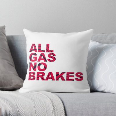 All Gas No Brakes Logo Pewdiepie Pattern Throw Pillow RB2405 product Offical Channel 5 Merch