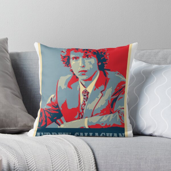 Andrew Callaghan    Throw Pillow RB2405 product Offical Channel 5 Merch