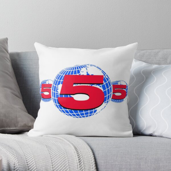 andrew callaghan channel 5 news Throw Pillow RB2405 product Offical Channel 5 Merch