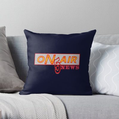 channel 5 news on air    Throw Pillow RB2405 product Offical Channel 5 Merch