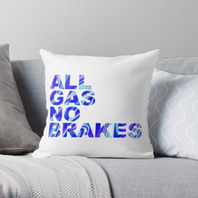 All Gas No Brakes Logo Pearlescent Throw Pillow RB2405 product Offical Channel 5 Merch