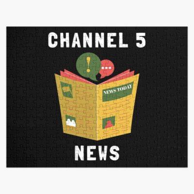 CHANNEL 5 NEWS  Andrew Callaghan  All Gas No Breaks   Jigsaw Puzzle RB2405 product Offical Channel 5 Merch
