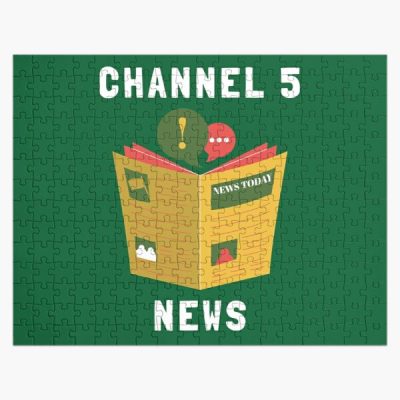 CHANNEL 5 NEWS  Andrew Callaghan  All Gas No Breaks Essential Jigsaw Puzzle RB2405 product Offical Channel 5 Merch